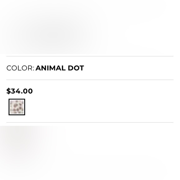 Talbots washable silk animal print eye mask - Picture 5 of 11